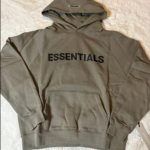ESSENTIALS FEAR OG GOD TAUPE HOODIE Size M